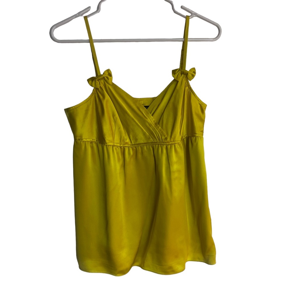 INC international concepts babydoll tank spaghetti strap bow accents size 12p